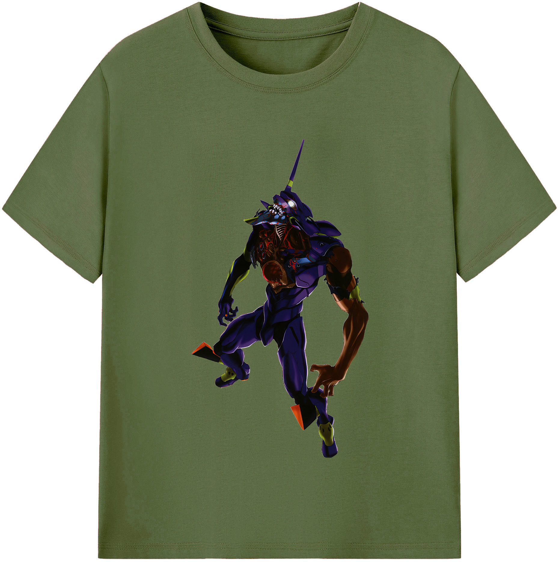 （画像用） EVA 新世紀エヴァンゲリオン 綿100％半袖Tシャツ（フロントプリント）